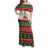 Son Of A Nut Cracker Christmas Family Matching Off Shoulder Maxi Dress and Hawaiian Shirt Xmas Holiday Patterns - Wonder Print Shop