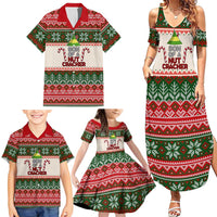 Son Of A Nut Cracker Christmas Family Matching Summer Maxi Dress and Hawaiian Shirt Xmas Holiday Patterns - Wonder Print Shop
