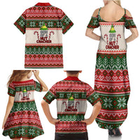 Son Of A Nut Cracker Christmas Family Matching Summer Maxi Dress and Hawaiian Shirt Xmas Holiday Patterns - Wonder Print Shop