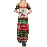 Son Of A Nut Cracker Christmas Family Matching Summer Maxi Dress and Hawaiian Shirt Xmas Holiday Patterns - Wonder Print Shop