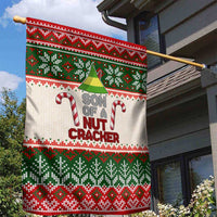 Son Of A Nut Cracker Christmas Garden Flag Xmas Holiday Patterns - Wonder Print Shop