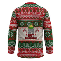 Son Of A Nut Cracker Christmas Hockey Jersey Xmas Holiday Patterns - Wonder Print Shop