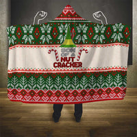 Son Of A Nut Cracker Christmas Hooded Blanket Xmas Holiday Patterns - Wonder Print Shop