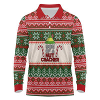 Son Of A Nut Cracker Christmas Long Sleeve Polo Shirt Xmas Holiday Patterns - Wonder Print Shop