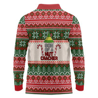 Son Of A Nut Cracker Christmas Long Sleeve Polo Shirt Xmas Holiday Patterns - Wonder Print Shop