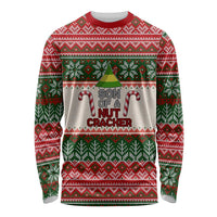 Son Of A Nut Cracker Christmas Long Sleeve Shirt Xmas Holiday Patterns - Wonder Print Shop