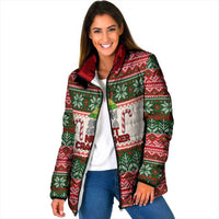 Son Of A Nut Cracker Christmas Padded Jacket Xmas Holiday Patterns - Wonder Print Shop