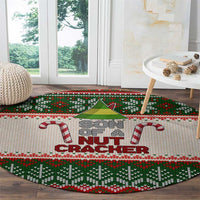 Son Of A Nut Cracker Christmas Round Carpet Xmas Holiday Patterns - Wonder Print Shop
