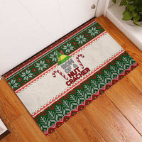 Son Of A Nut Cracker Christmas Rubber Doormat Xmas Holiday Patterns - Wonder Print Shop