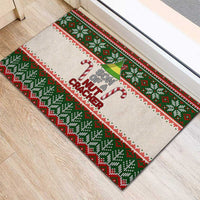 Son Of A Nut Cracker Christmas Rubber Doormat Xmas Holiday Patterns - Wonder Print Shop