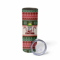 Son Of A Nut Cracker Christmas Skinny Tumbler Xmas Holiday Patterns - Wonder Print Shop