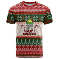 Son Of A Nut Cracker Christmas T Shirt Xmas Holiday Patterns - Wonder Print Shop