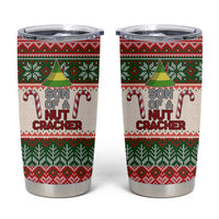 Son Of A Nut Cracker Christmas Tumbler Cup Xmas Holiday Patterns - Wonder Print Shop