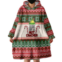 Son Of A Nut Cracker Christmas Wearable Blanket Hoodie Xmas Holiday Patterns - Wonder Print Shop