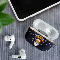 Santa Beerd Christmas AirPods Case Xmas Holiday Patterns - Wonder Print Shop