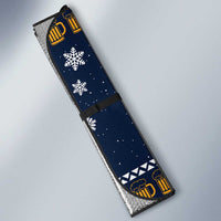 Santa Beerd Christmas Auto Sun Shade Xmas Holiday Patterns - Wonder Print Shop
