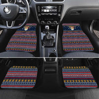 Santa Beerd Christmas Car Mats Xmas Holiday Patterns - Wonder Print Shop
