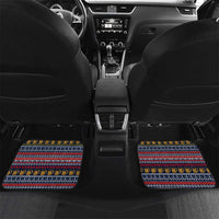 Santa Beerd Christmas Car Mats Xmas Holiday Patterns - Wonder Print Shop