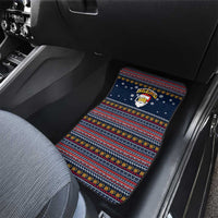 Santa Beerd Christmas Car Mats Xmas Holiday Patterns - Wonder Print Shop
