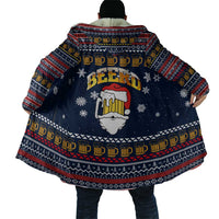 Santa Beerd Christmas Cloak Xmas Holiday Patterns - Wonder Print Shop