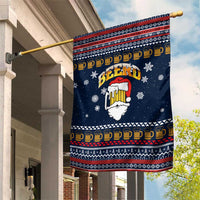 Santa Beerd Christmas Garden Flag Xmas Holiday Patterns - Wonder Print Shop