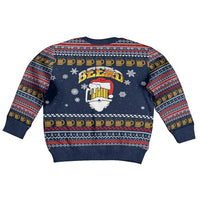 Santa Beerd Christmas Kid Ugly Christmas Sweater Xmas Holiday Patterns - Wonder Print Shop