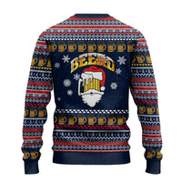 Santa Beerd Christmas Ugly Christmas Sweater Xmas Holiday Patterns - Wonder Print Shop