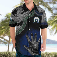 Black And White Aboriginal - Torres Strait Islanders Flag Hawaiian Shirt - Wonder Print Shop