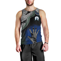 Black And White Aboriginal - Torres Strait Islanders Flag Men Tank Top - Wonder Print Shop