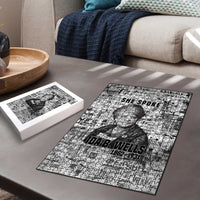 Ida B. Wells Puzzle with Newspaper Collage Design Powerful Portrait Civil Rights and Free Press Tribute - Wonder Print Shop