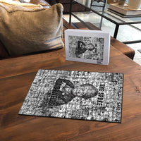 Ida B. Wells Puzzle with Newspaper Collage Design Powerful Portrait Civil Rights and Free Press Tribute - Wonder Print Shop
