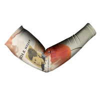 Ida B. Wells Arm Sleeves with Floral Pen Design Illustrated Portrait Civil Rights and Journalism Tribute - Wonder Print Shop