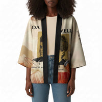 Ida B. Wells Kimono with Floral Pen Design Illustrated Portrait Civil Rights and Journalism Tribute - Wonder Print Shop