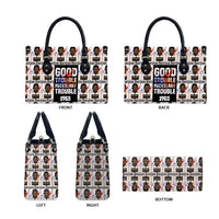 John Lewis Leather Bag with Mugshot Collage Design Civil Rights Portrait Good Trouble Tribute - Wonder Print Shop