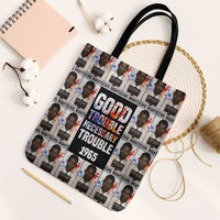 John Lewis Tote Bag with Mugshot Collage Design Civil Rights Portrait Good Trouble Tribute - Wonder Print Shop