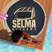 John Lewis Beach Blanket with Selma Bridge Graphic Civil Rights and Voting Rights Tribute - Wonder Print Shop