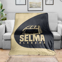 John Lewis Blanket with Selma Bridge Graphic Civil Rights and Voting Rights Tribute - Wonder Print Shop