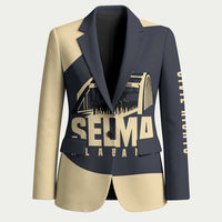 John Lewis Blazer with Selma Bridge Graphic Civil Rights and Voting Rights Tribute - Wonder Print Shop