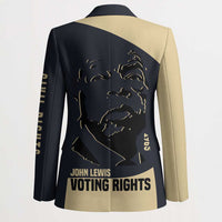John Lewis Blazer with Selma Bridge Graphic Civil Rights and Voting Rights Tribute - Wonder Print Shop