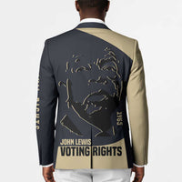 John Lewis Blazer with Selma Bridge Graphic Civil Rights and Voting Rights Tribute - Wonder Print Shop