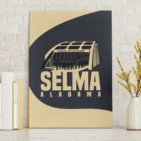 John Lewis Canvas Wall Art with Selma Bridge Graphic Civil Rights and Voting Rights Tribute - Wonder Print Shop