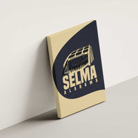 John Lewis Canvas Wall Art with Selma Bridge Graphic Civil Rights and Voting Rights Tribute - Wonder Print Shop