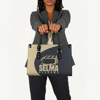 John Lewis Leather Bag with Selma Bridge Graphic Civil Rights and Voting Rights Tribute - Wonder Print Shop
