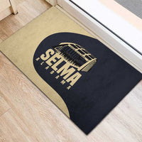 John Lewis Rubber Doormat with Selma Bridge Graphic Civil Rights and Voting Rights Tribute - Wonder Print Shop
