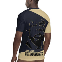 John Lewis Rugby Jersey with Selma Bridge Graphic Civil Rights and Voting Rights Tribute - Wonder Print Shop