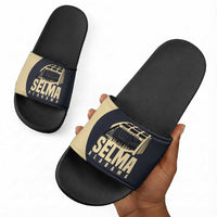 John Lewis Slide Sandals with Selma Bridge Graphic Civil Rights and Voting Rights Tribute - Wonder Print Shop