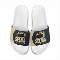 John Lewis Slide Sandals with Selma Bridge Graphic Civil Rights and Voting Rights Tribute - Wonder Print Shop