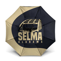 John Lewis Umbrella with Selma Bridge Graphic Civil Rights and Voting Rights Tribute - Wonder Print Shop