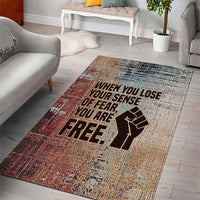 John Lewis Area Rug with Freedom Quote Graphic Civil Rights and Legacy Tribute - Wonder Print Shop