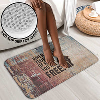 John Lewis Bathroom Set with Freedom Quote Graphic Civil Rights and Legacy Tribute - Wonder Print Shop